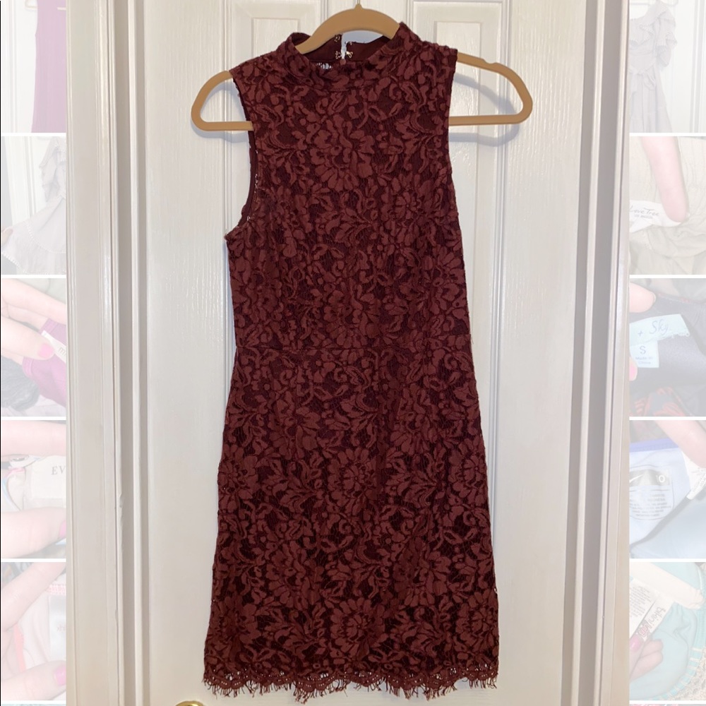 Maroon dress